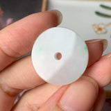 A-Grade Natural Moss On Snow Jadeite Donut No. 170783