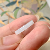 A-Grade Natural White Jadeite Donut No. 170784