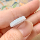 A-Grade Natural White Jadeite Donut No. 170784
