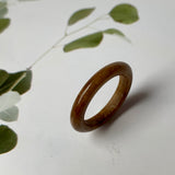 17mm A-Grade Natural Jadeite Abacus Ring Band No. 161918