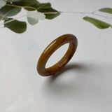 17mm A-Grade Natural Jadeite Abacus Ring Band No. 161918