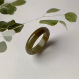 17mm A-Grade Natural Jadeite Abacus Ring Band No.161907