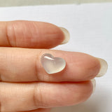 Icy A-Grade Natural Jadeite Heart Pendant No.171992