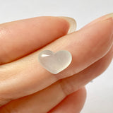 Icy A-Grade Natural Jadeite Heart Pendant No.171992