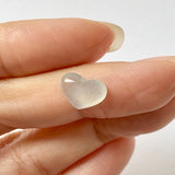 Icy A-Grade Natural Jadeite Heart Pendant No.171992