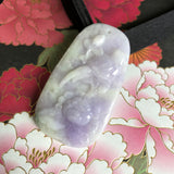 A-Grade Type A Natural Lavender and Green Jadeite Jade Pendant No.170456