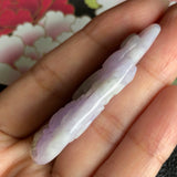 A-Grade Type A Natural Lavender and Green Jadeite Jade Pendant No.170456