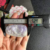A-Grade Type A Natural Lavender and Green Jadeite Jade Pendant No.170456