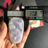 A-Grade Type A Natural Lavender and Green Jadeite Jade Pendant No.170456