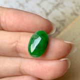 SOLD OUT: 4.25cts A-Grade Natural Imperial Green Jadeite Cabochon No.130315