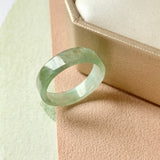 SOLD OUT: 16.2mm A-Grade Natural Green Jadeite Abacus Band No.162092