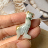 A-Grade Natural Tri-Colour Jadeite Rooster Pendant No.171817