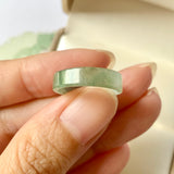 SOLD OUT: 16.2mm A-Grade Natural Green Jadeite Abacus Band No.162092
