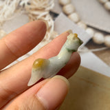 A-Grade Natural Tri-Colour Jadeite Rooster Pendant No.171817