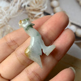 A-Grade Natural Tri-Colour Jadeite Rooster Pendant No.171817