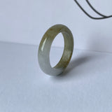 17.1mm A-Grade Natural Jadeite Abacus Ring Band No: 161947