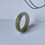 17.1mm A-Grade Natural Jadeite Abacus Ring Band No: 161947