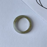 17.1mm A-Grade Natural Jadeite Abacus Ring Band No: 161947