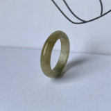 17.1mm A-Grade Natural Jadeite Abacus Ring Band No: 161951