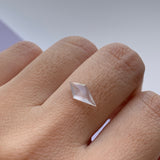 Highly Icy A-Grade Natural Jadeite Faceted Kite Piece No.130088