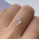 Highly Icy A-Grade Natural Jadeite Faceted Kite Piece No.130088