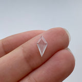 Highly Icy A-Grade Natural Jadeite Faceted Kite Piece No.130088