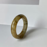 18.7mm A-Grade Natural Jadeite Abacus Ring Band No: 161752