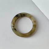 18.7mm A-Grade Natural Jadeite Abacus Ring Band No. 161753