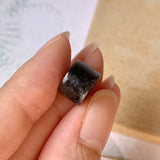 SOLD OUT - A-Grade Natural Black Jadeite Barrel Pendant No.220347