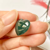 13.65 cts A-Grade Natural Bluish Green Jadeite Heart Shape No.172027