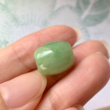 A-Grade Natural Moss on Snow Jadeite Barrel Pendant No.171778