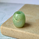 A-Grade Natural Moss on Snow Jadeite Barrel Pendant No.171778