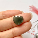 3.75 cts A-Grade Natural Bluish Green Jadeite Heart Shape No.172028