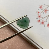 1.75 cts A-Grade Natural Bluish Green Jadeite Heart Shape No.172029