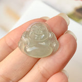 A-Grade Natural Jadeite Buddha Pendant No.170690