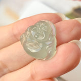 A-Grade Natural Jadeite Buddha Pendant No.170690