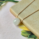 A-Grade Natural White Jadeite Barrel No.171658