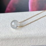 SOLD OUT - Icy A-Grade Natural Jadeite Barrel Pendant No.171661
