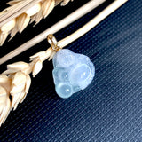 SOLD OUT: Icy A-Grade Natural Jadeite Buddha Pendant No.171244