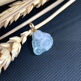 SOLD OUT: Icy A-Grade Natural Jadeite Buddha Pendant No.171244