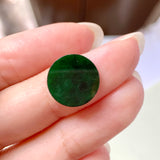 2.45 cts A-Grade Natural Imperial Green Jadeite Fancy Shape (Circle) No.130402