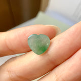 4.8 cts A-Grade Natural Green Jadeite Heart Shape No.171426