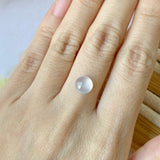 SOLD OUT: 1.65cts Highly Icy A-Grade Natural Jadeite Round Cabochon No.130320