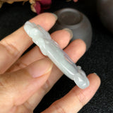 A-Grade Type A Natural Lavender Jadeite Jade Peach Pendant No.170479