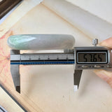 57.6mm A-Grade Natural Lavender & Green Jadeite Modern Round Bangle No.151915