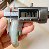 54.5mm A-Grade Natural Tri-Colour Jadeite Modern Round Bangle No.151920