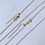 45cm (1mm) Adjustable Bead Necklace Chain