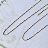45cm (1mm) Adjustable Bead Necklace Chain