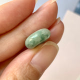 A-Grade Natural Floral Jadeite Bagel Piece No.220236