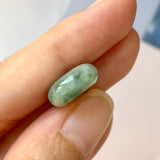 A-Grade Natural Floral Jadeite Bagel Piece No.220236